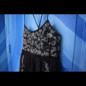 American Eagle outfitters embroidered Boho Mini Dress XXS